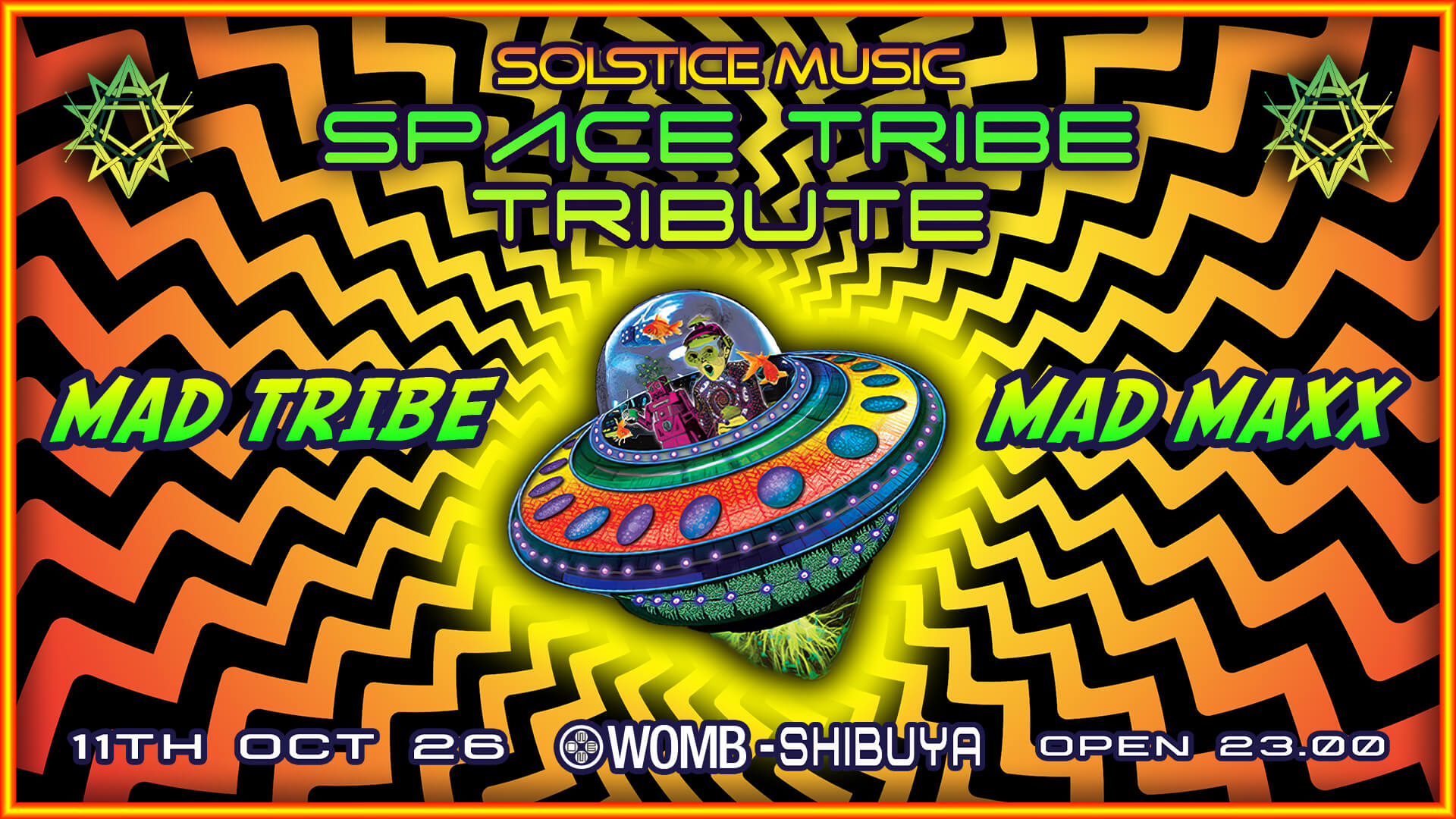 Space Tribe Tribute OCT 11th 2026 SOLSTICE MUSIC PRESENTS